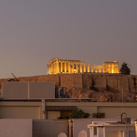 Minimal Apartment On The Shadow Of The Acropolis Athen Exterior foto