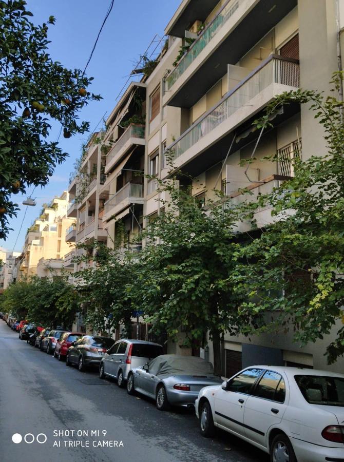 Minimal Apartment On The Shadow Of The Acropolis Athen Exterior foto